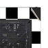 Black and White Checkered NZXT H510 Compact ATX Mid-Tower Case Skin