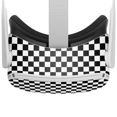 Black and White Checkered Oculus Quest 2 Skin