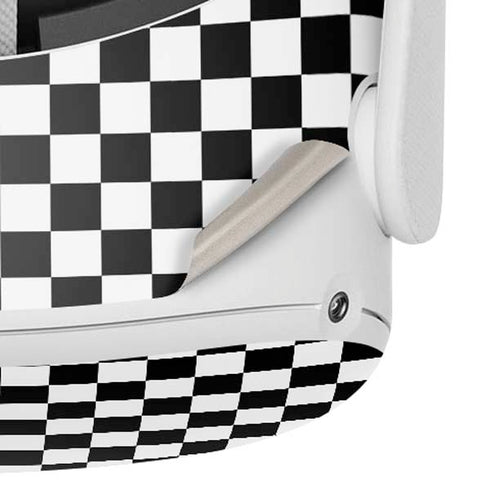 Black and White Checkered Oculus Quest 2 Skin