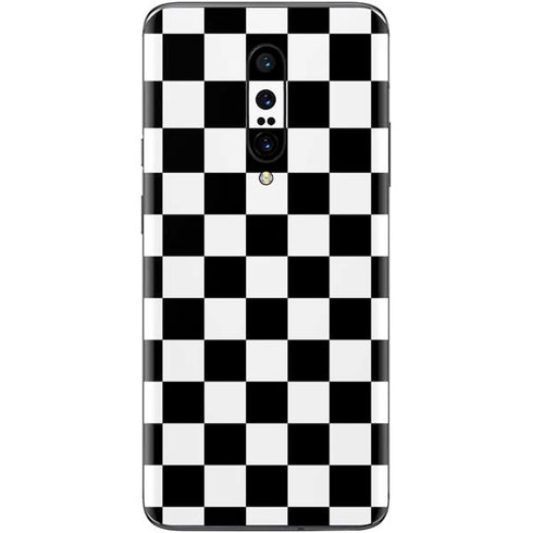 Black and White Checkered OnePlus 7 Pro Skin