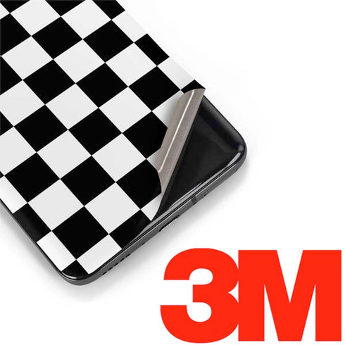 Black and White Checkered OnePlus 7 Pro Skin