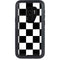 Black and White Checkered Otterbox Defender Galaxy Skin
