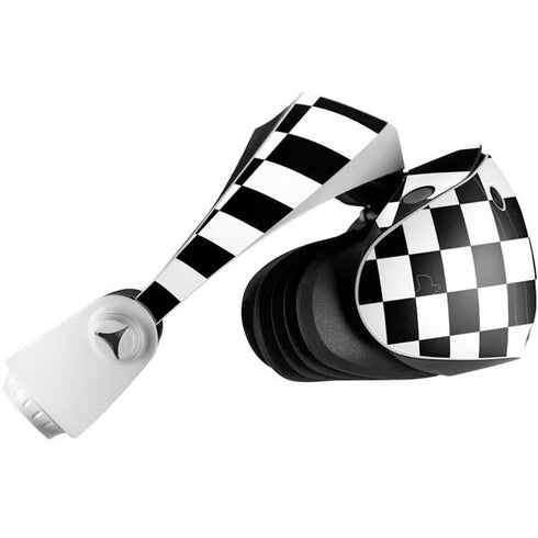 Black and White Checkered PlayStation VR2 Skin