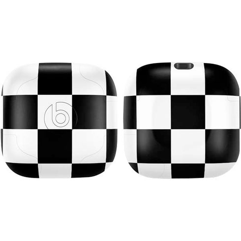Black and White Checkered PowerBeats Pro Skin