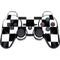 Black and White Checkered PS3 Dual Shock wireless controller Skin