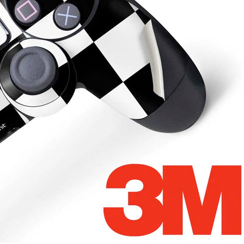 Black and White Checkered PS4 Controller Skin