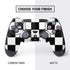 Black and White Checkered PS4 Controller Skin
