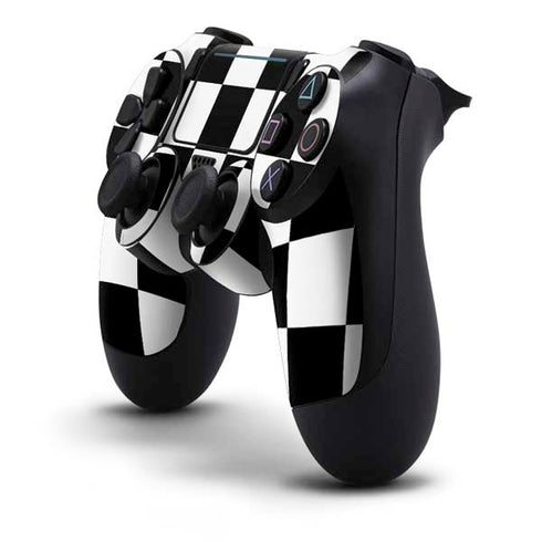 Black and White Checkered PS4 Pro/Slim Controller Skin