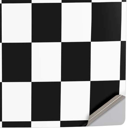 Black and White Checkered PS5 Slim Digital Edition Console Skin