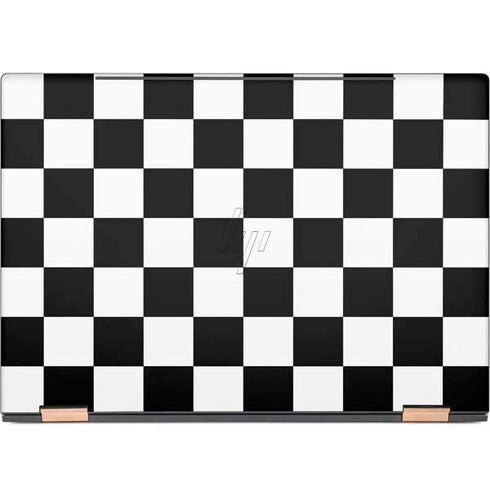 Black and White Checkered HP Spectre Skin