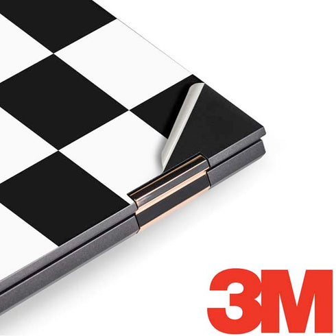 Black and White Checkered HP Spectre Skin