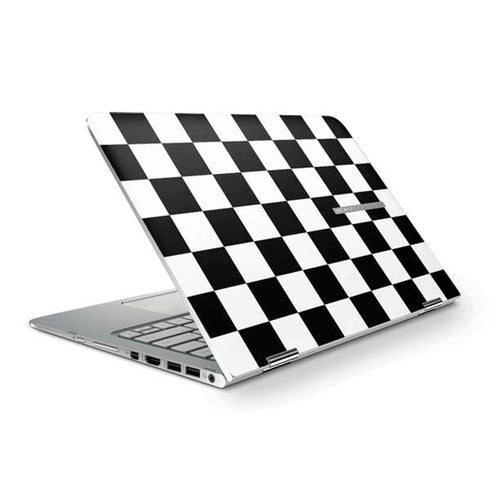 Black and White Checkered HP Spectre Skin