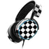 Black and White Checkered SteelSeries Arctis 3 Skin