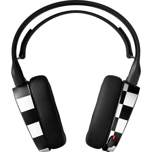 Black and White Checkered SteelSeries Arctis 3 Skin