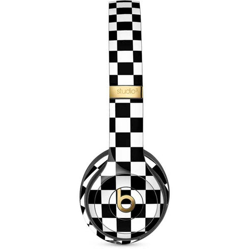 Black and White Checkered Studio Wireless 3 Skin