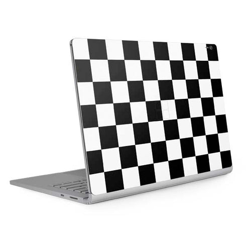 Black and White Checkered Surface Book 2 13.5in Skin
