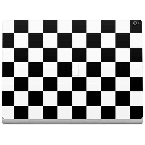 Black and White Checkered Surface Book 2 15in Skin