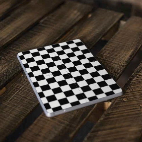 Black and White Checkered Surface Go Skin