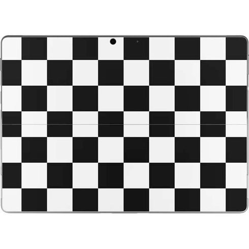 Black and White Checkered Surface Pro 8 Skin