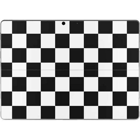Black and White Checkered Surface Pro 9 Skin