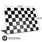 Black and White Checkered Universal Laptop 18in (14.6 x 10.6in) Skin