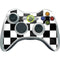 Black and White Checkered Xbox 360 Wireless Controller Skin