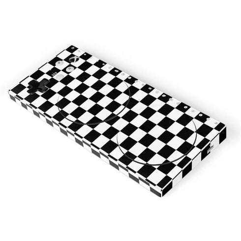 Black and White Checkered Xbox Adaptive Controller Skin