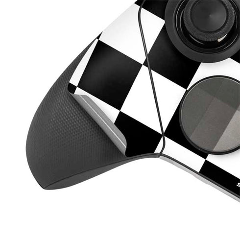 Black and White Checkered Xbox Elite Wireless Controller Series 2 Skin
