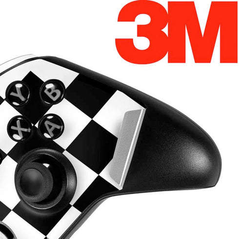 Black and White Checkered Xbox One Elite Controller Skin