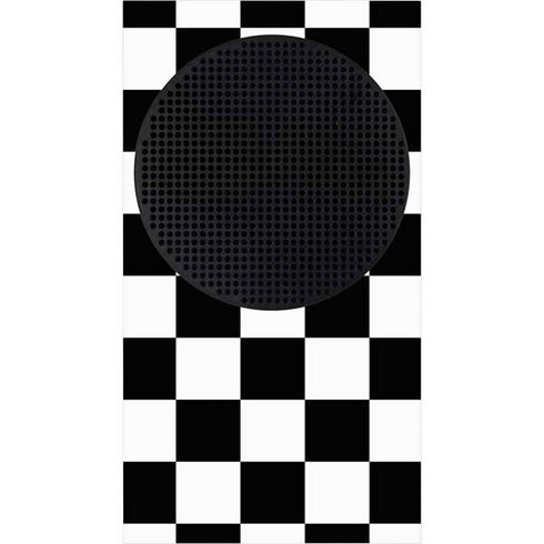 Black and White Checkered Xbox Series S Skins