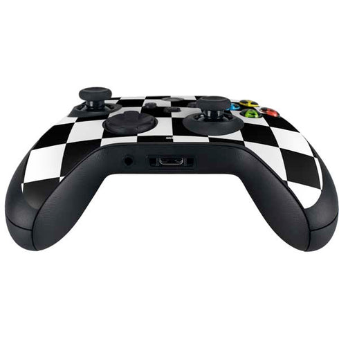 Black and White Checkered Xbox Series X Controller Skin