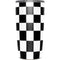 Black and White Checkered Yeti 20oz Tumbler Skin