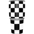 Black and White Checkered Yeti 30oz Rambler Tumbler Skin