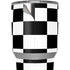 Black and White Checkered Yeti 30oz Rambler Tumbler Skin