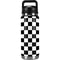 Black and White Checkered YETI Rambler 26oz Bottle Skin