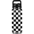 Black and White Checkered YETI Rambler 26oz Bottle Skin