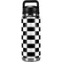 Black and White Checkered YETI Rambler 26oz Bottle Skin