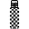 Black and White Checkered YETI Rambler 36oz Bottle Skin