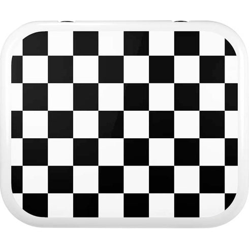 Black and White Checkered YETI Roadie 24 Hard Cooler Skin