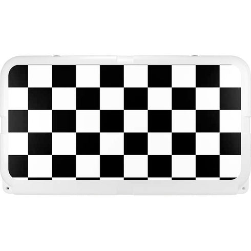 Black and White Checkered YETI Tundra 65 Hard Cooler Skin