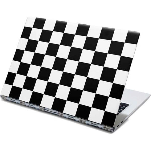 Black and White Checkered Yoga 910 2-in-1 14in Touch-Screen Skin