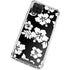 Black and White Galaxy A12 Clear Case