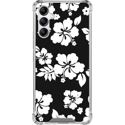 Black and White Galaxy A14 5G Clear Case