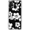 Black and White Galaxy A21 Clear Case