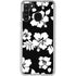 Black and White Galaxy A21 Clear Case