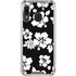Black and White Galaxy A30 Clear Case