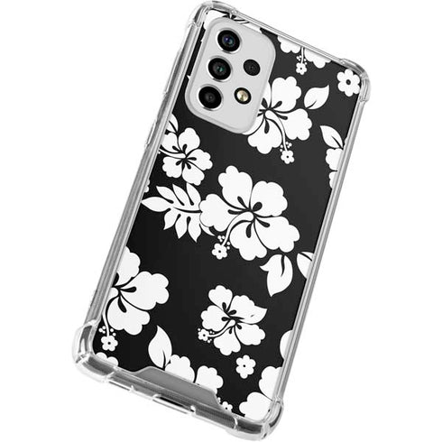 Black and White Galaxy A53 5G Clear Case