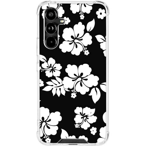 Black and White Galaxy A54 5G Clear Case