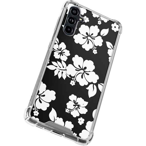 Black and White Galaxy A54 5G Clear Case