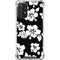 Black and White Galaxy A72 5G Clear Case
